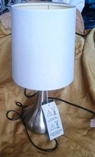 Dunelm Rimini  Touch Table / Bedside Lamp , Brushed Metal - New Other 