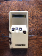 Microwriter Hand Held Portable Word Processor in Original Case and Paperwork
