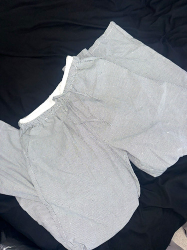 Grey white stripe rhinestone - grey/white,