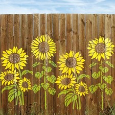 6 Pcs Large Sunflower Stencil