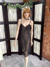 Vintage Black Nylon Slip