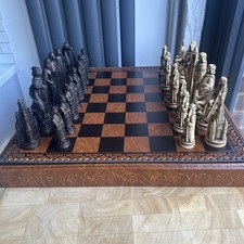Medieval Figures Chess Set &
