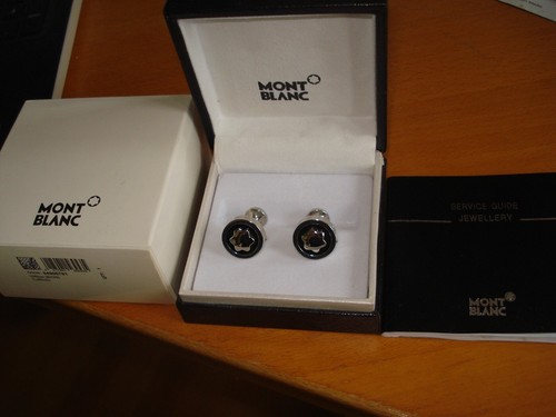 Mont blanc star cufflinks - mont,