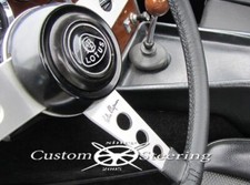 BLACK LEATHER STEERING WHEEL