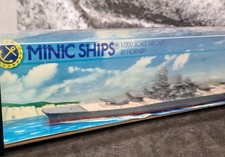 Hornby Minic Model No M744 IJN Yamato Battleship VN MIB with Harbour Plans 
