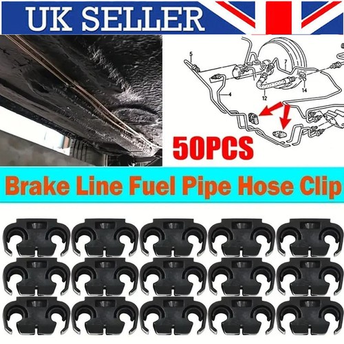 Brake line clips - -,
