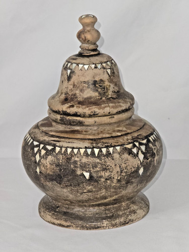 Reliquary wooden jar - reliquary, with