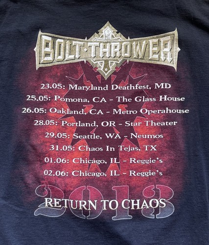 Bolt thrower concert - thrower,