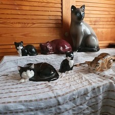 VINTAGE JOB LOT OF CERAMIC CAT