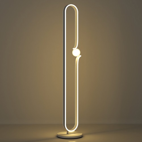 Homcom dimmable led floor - homcom,