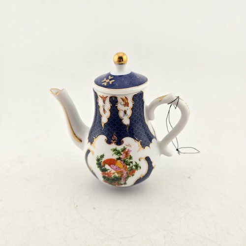 Miniature china teapot - miniature, –