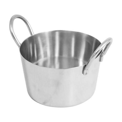 Stainless steel saucepan 10cm - steel,
