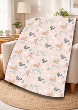 Disney bambi pale pink fleece - bambi,
