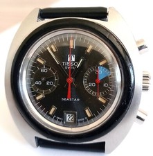 LOW PRICE Vintage TISSOT SEASTAR Chrono Watch VALJOUX 7734 -12 MONTHS GUARANTEE
