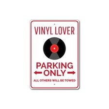 Vinyl Lover Sign, Record