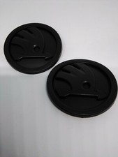 Skoda Badge 2 x 80mm Matte