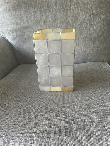 Vintage rectangular capiz - rectangular,