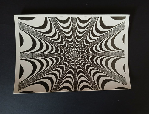 1993 psychedelic postcard - psychedelic, by