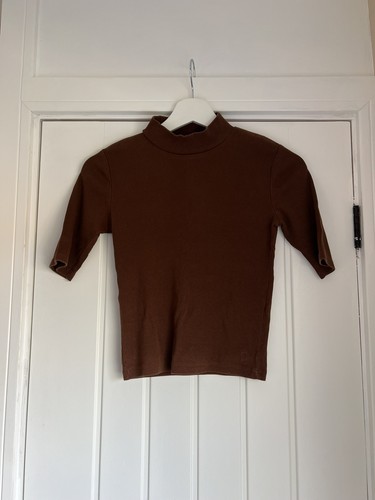 Brown zara short sleeve - zara,