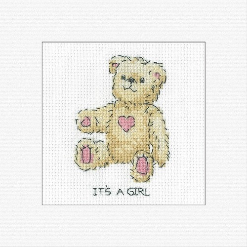Baby girl cross - cross, stitch
