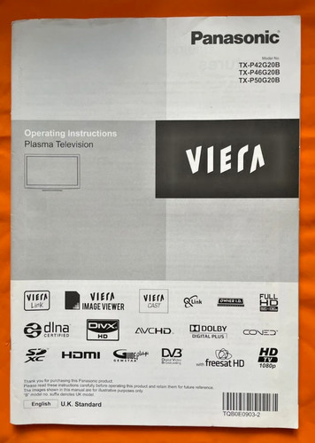 Panasonic viera plasma - panasonic, tv