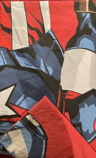 Used single (boy's) “Supper Man “duvet cover fitted sheet and 1pillowcase
