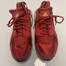 NIKE AIR HUARACHE RED TRAINERS