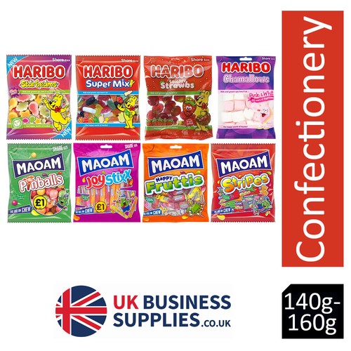 Haribo 140g 160g share - haribo, bags