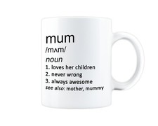 Mum Mug Coffee Tea Cup Gift Mother's Day Funny Mother Mama Family Present Cute