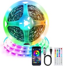 PSTAR Led Strip Light, 3m, TV Backlights, Smart App, Remote, RGB, USB Powered