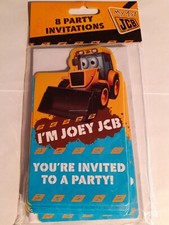 Joey JCB Party Invites