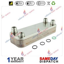VAILLANT TURBOMAX PLUS 824 E & VUW 242-5 DHW HEAT EXCHANGER (207mm long) 065088