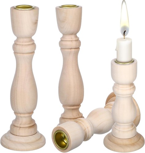 Alipis wooden candlestick - wooden,