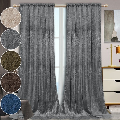 Panels floral crushed velvet - 2,