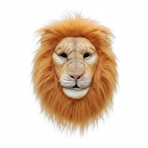 Lion mask furry - mask,