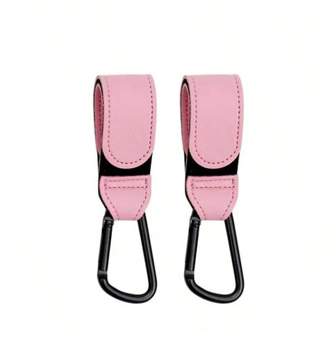 Leather buggy clips pram - leather,