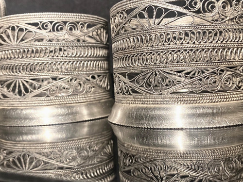 Vintage 1940 filigree silver - 1940,
