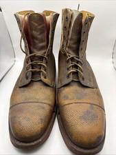 WWI Lotus Commando Boots Made In England Veldtschoen 96063 Size 91-2 713002