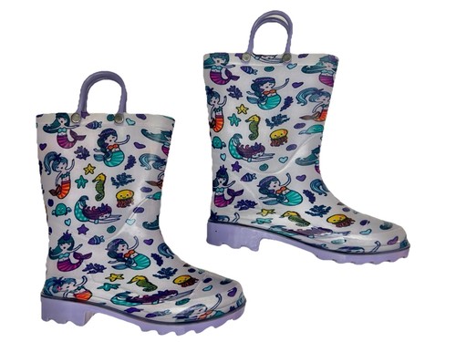 Rain boots mermaids water - mermaids,