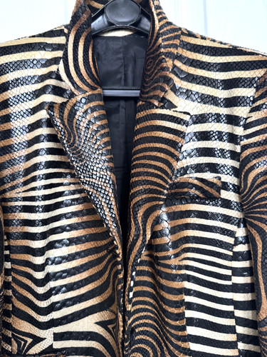 Tiger skin print short - tiger, jacket