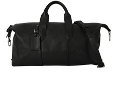 Louis Vuitton Astralis Duffle Bag Weekender Leather Black
