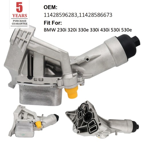 Engine oil filter housing - filter,