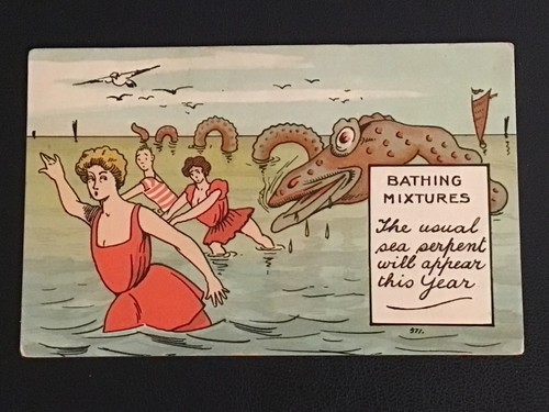 Early vintage comic seaside - early/vintage,