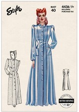 1940s Princess House Coat with