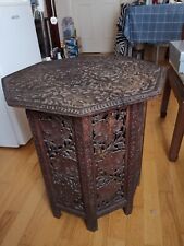 Antique hand carved coffee table made in India