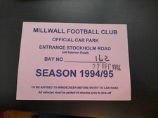 Millwall Football Carpark