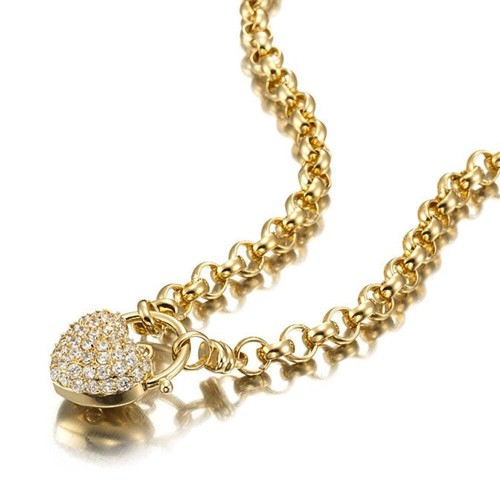 18ct heavy yellow gold plated - gold,