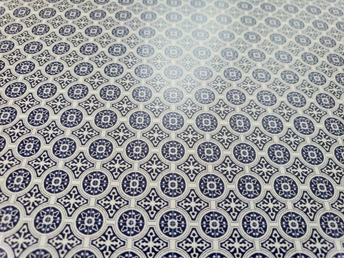 Sheet victorian blue tiles - of,