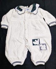 Babies (6-12 Month Old) Romper Suit By Couche Tot. White. (Pre-owned).