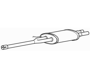 Quality centre exhaust middle - exhaust,